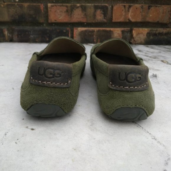 UGG Boylan Sheepskin Olive Green Men\'s Loafers Slippers Shoes main image 5